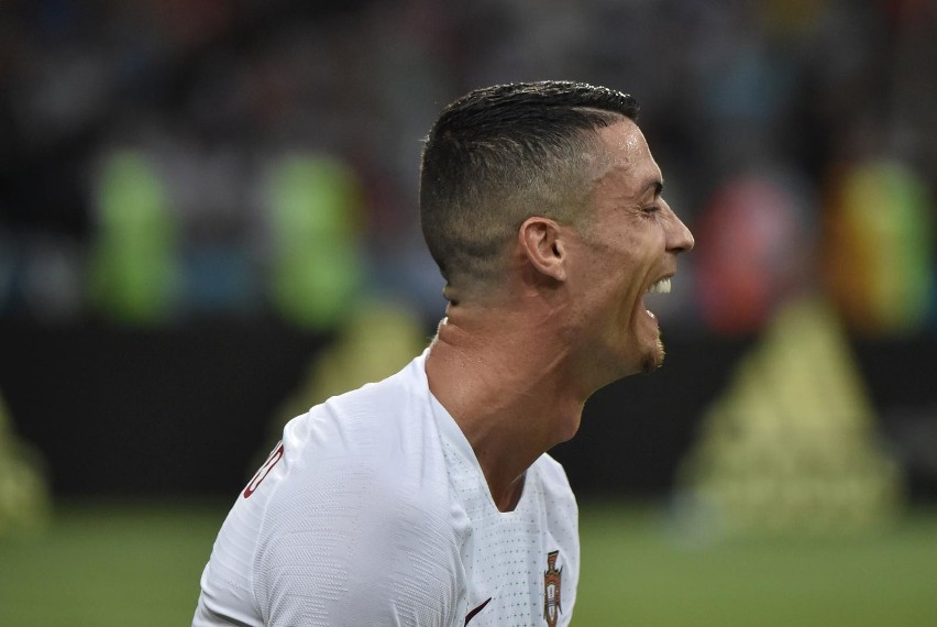 Cristiano Ronaldo podczas mistrzostw świata w Rosji