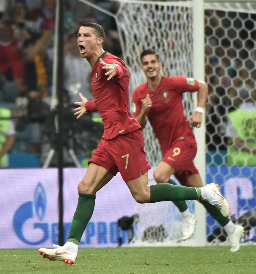 Cristiano Ronaldo podczas mistrzostw świata w Rosji