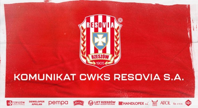 Rzeszowski klub poinformował o sytuacji zdrowotnej w drużynie w czwartek po południu