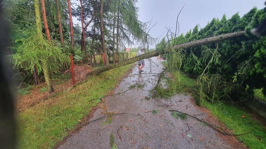 Burze, które przeszły nad gminą Wieliczka od nocy ze środy...