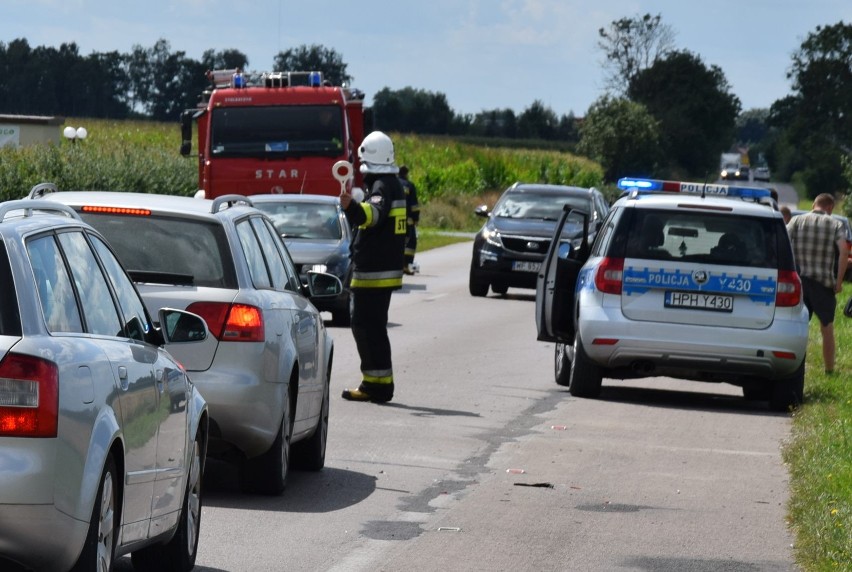 Wypadek w Goworówku, 3.08.2021. Zdjęcia z wypadku