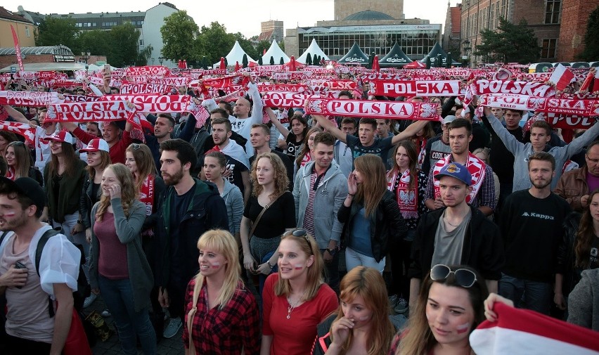 Strefa Kibica na Targu Węglowym w Gdańsku...