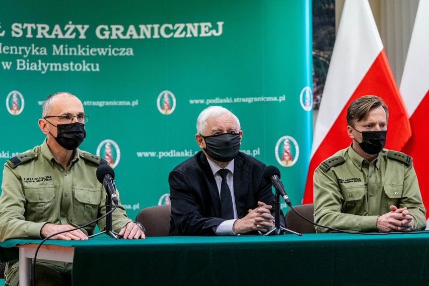 7.10.2021. Białystok. Konferencja prasowa w Podlaskim...