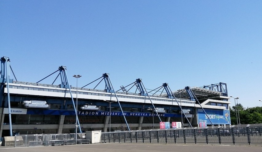 Obecny wygląd stadionu Wisły