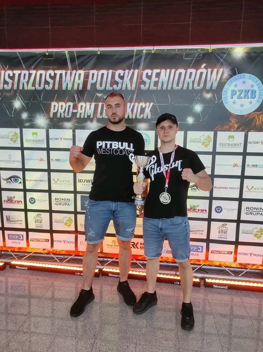 Cezary Osieł ze Sportowego Klubu Kick-Boxing Politechniki Lubelskiej wicemistrzem Polski