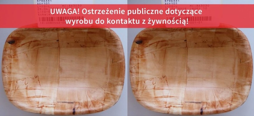 Główny Inspektorat Sanitarny wydał ostrzeżenie publiczne....