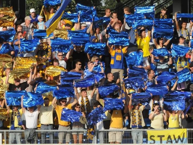 Tak samo, jak podczas meczów w ubiegłym  roku, może wyglądac dziś wieczorem stadion Stali