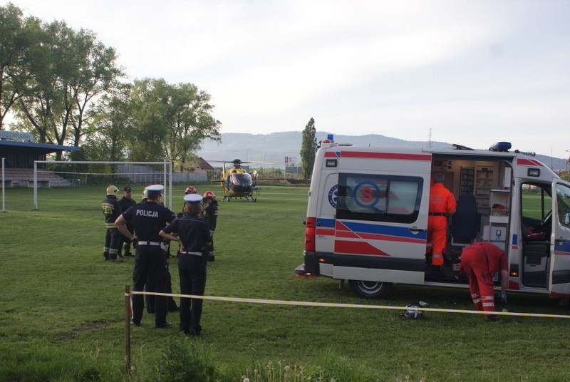 Wypadek w Żywcu: 4-letnie dziecko walczy o życie w szpitalu w Katowicach [ZDJĘCIA]