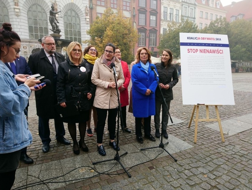 Kandydatka Koalicji Obywatelskiej na premiera przyjechała do Gdańska. Podpisała deklarację w sprawie hejtu