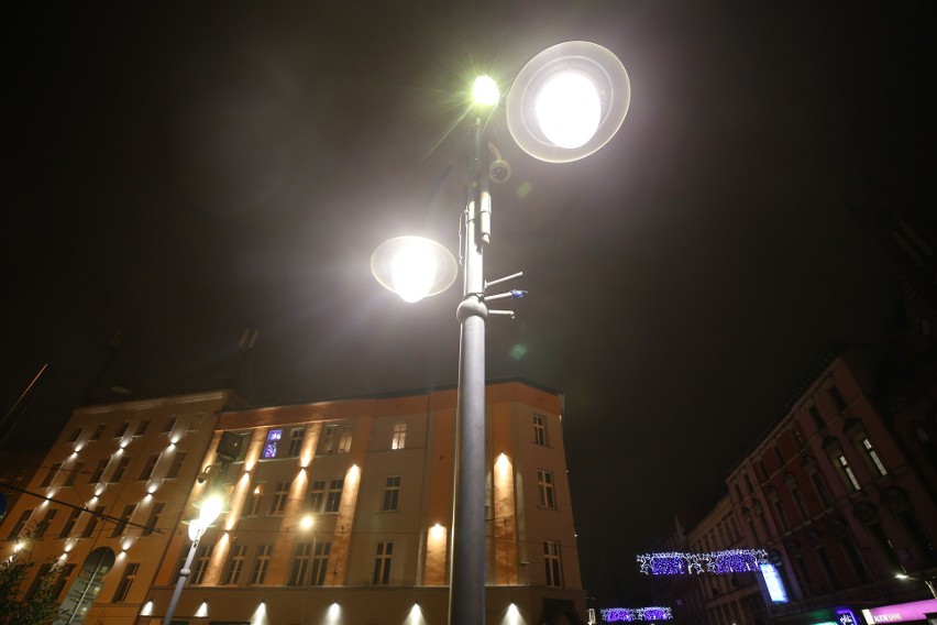 Nowe oświetlenie w Chorzowie jest m.in. na ulicy Wolności