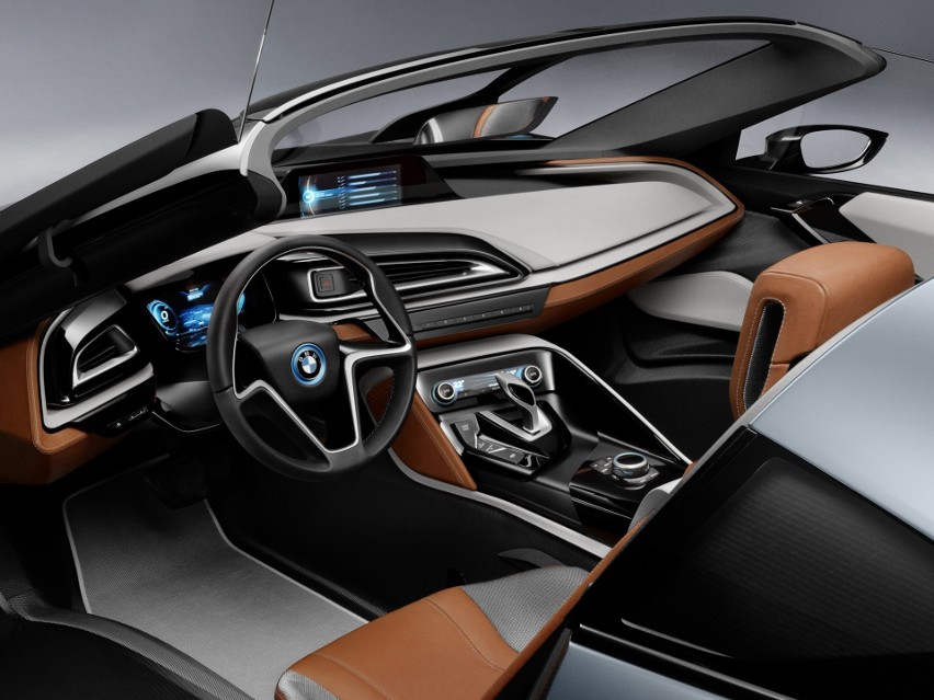 BMW i8 Spyder bazujące oczywiście na wariancie coupe,...