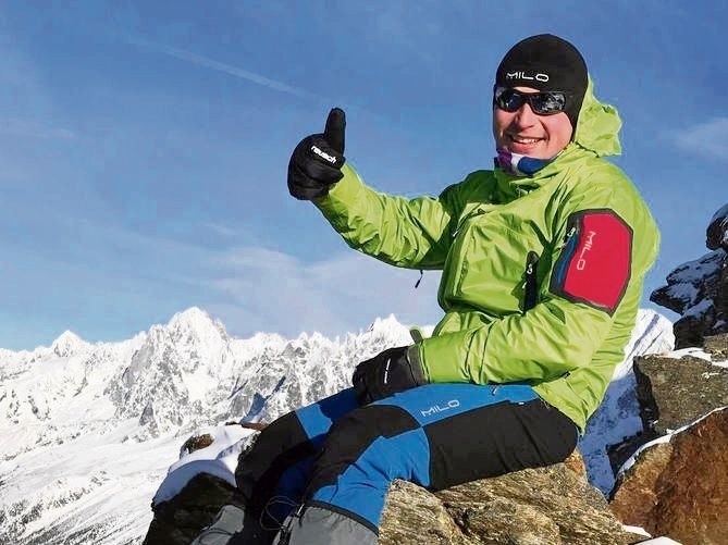 Kajtek Czyżewski wybrał się na Mont Blanc razem ze swoim...