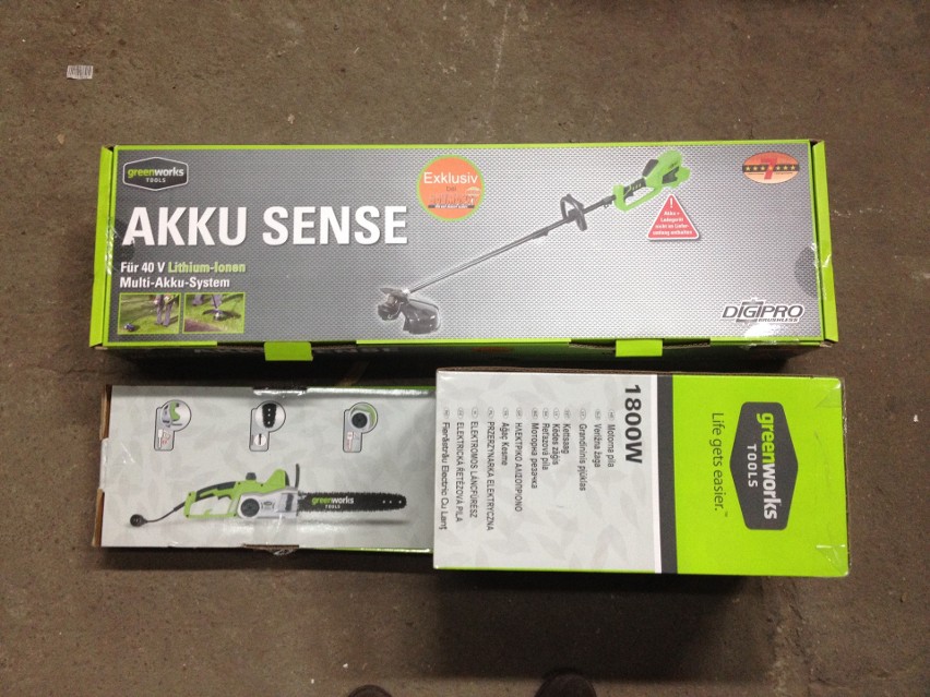 Podkaszarki z nadrukiem AKKU SENSE greenwork tools – 2 szt....