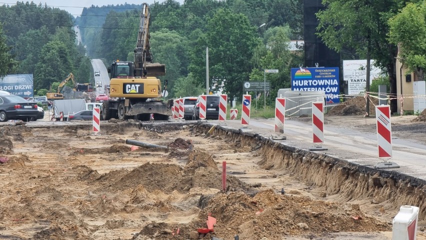 Kolejna inwestycja drogowa opóźniona w Kielcach. Wykonawca remontu ulicy Zagnańskiej wystąpił o przesunięcie terminu o ponad pół roku  