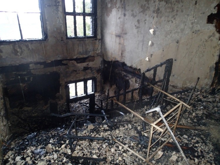 Katolicki Młodzieżowy Ośrodek Socjoterapii EXODUS podpalony. Czterech wychowanków ma zarzuty (zdjęcia)