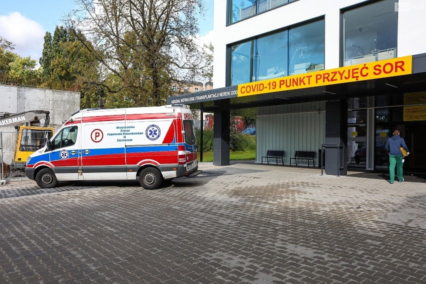 Szpital przy Arkońskiej w Szczecinie.