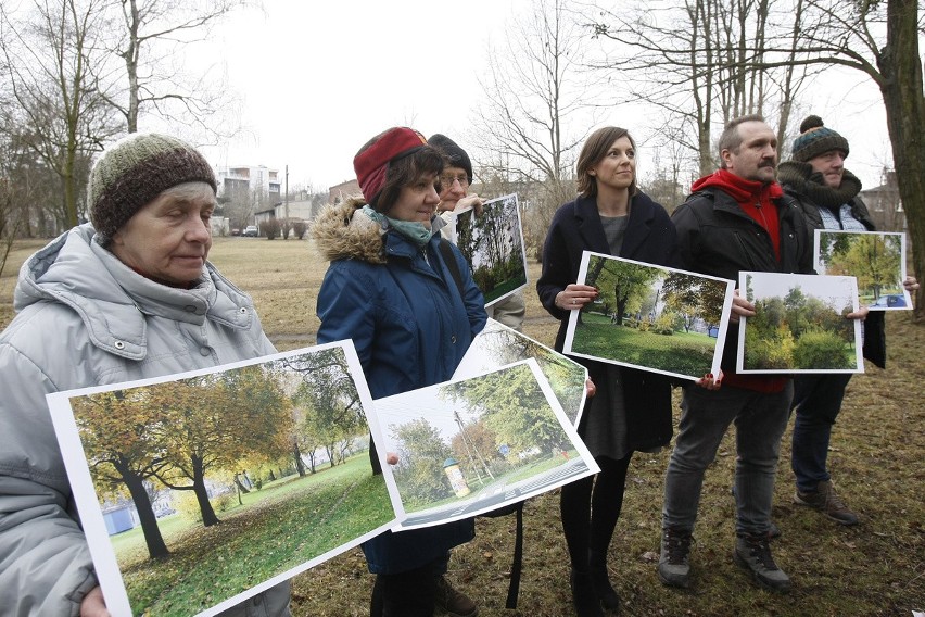 Protest mieszkańców osiedla Mątwiłła-Mireckiego w Łodzi. Nie...