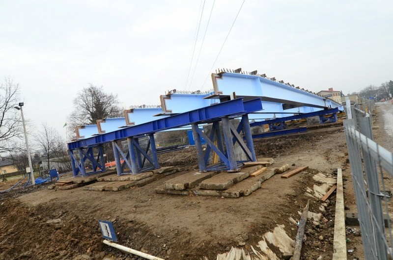 Trwa budowa wiaduktu Górczyńskiego