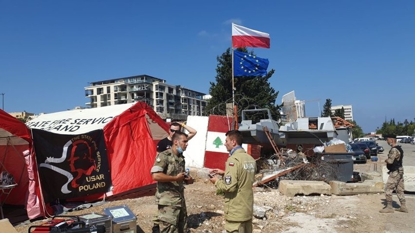 Polscy strażacy budują bazę w Libanie i jeszcze w czwartek...