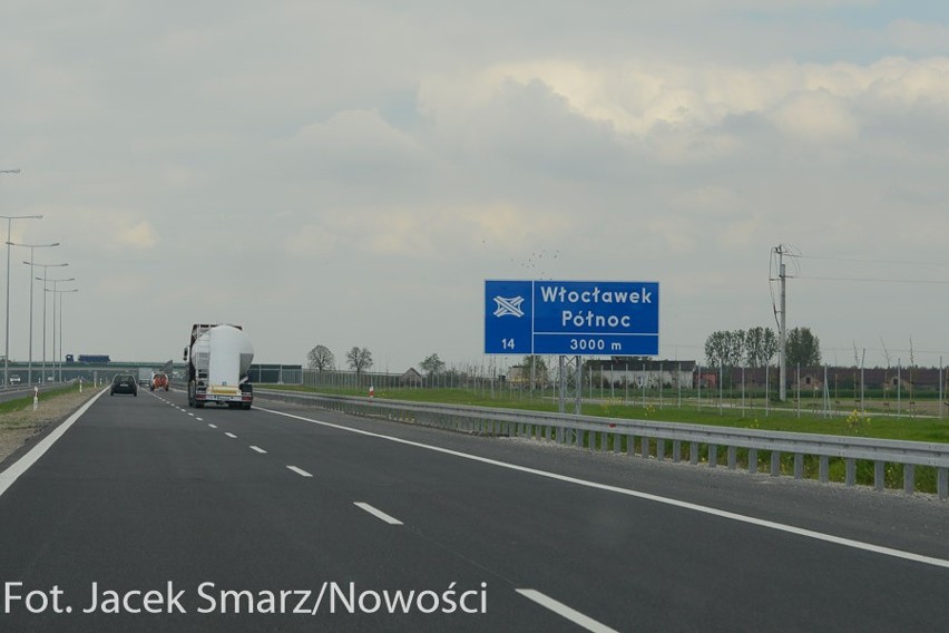 Autostrada A1 do Łodzi przed otwarciem