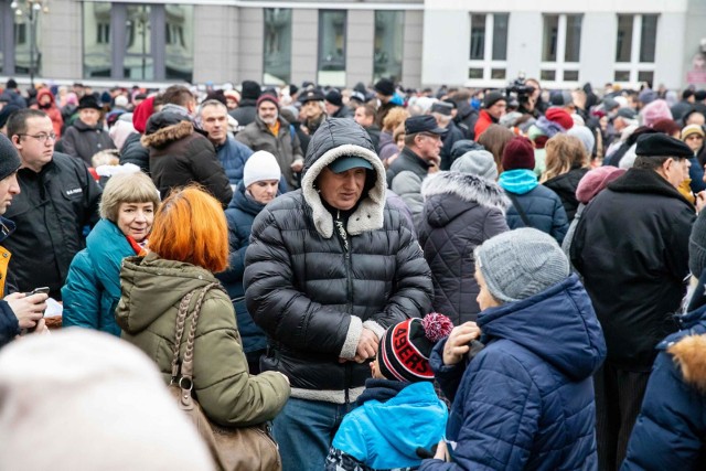 Rynek Kościuszki Białystok Miejska Wigilia w latach 2014-2019 w obiektywie Wojciecha Woitkielewicza i Anatola Chomicz