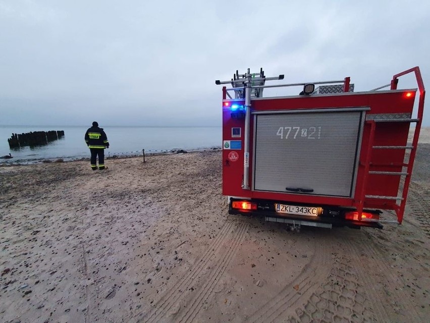 W niedzielę, 1 listopada, na kołobrzeskiej plaży...