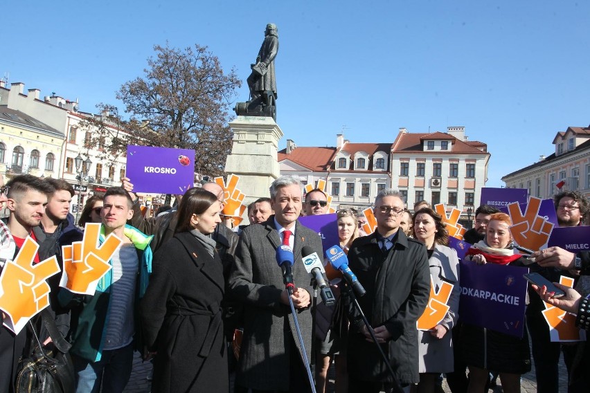 Robert Biedroń i Wiosna w Rzeszowie