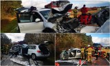 Śmiertelny wypadek na drodze krajowej nr 25 koło Oleśnicy. Kierowca zakleszczony w pojeździe, lądował śmigłowiec LPR