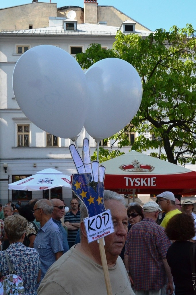 Piknik KOD Podbeskidzie w Bielsku-Białej z okazji 4 czerwca