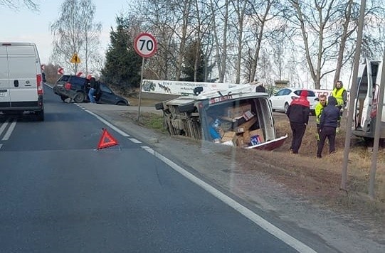 Wypadek w Brzeźnicy