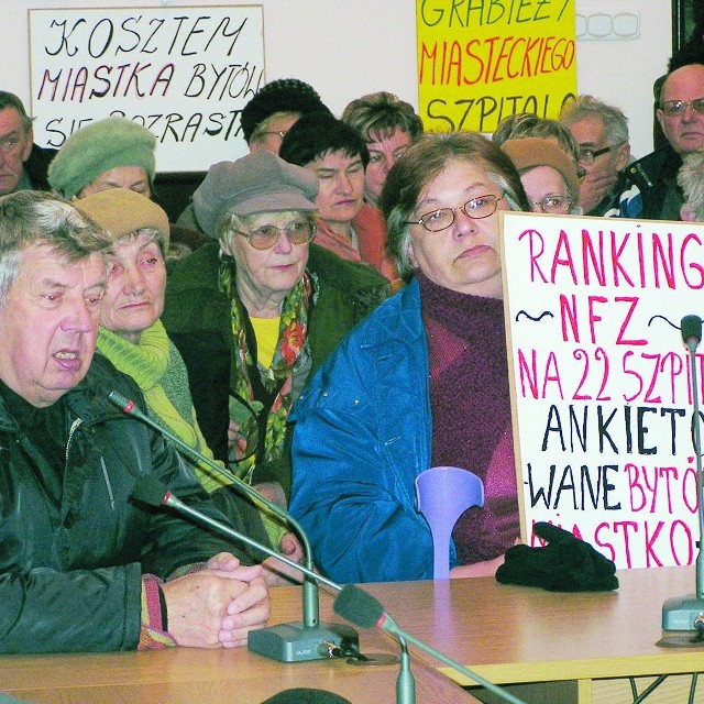 Protest mieszkańców Miastka.