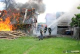 Gmina Szydłowiec: pożar czterech budynków gospodarczych w Łazach. To dzieło podpalacza? 