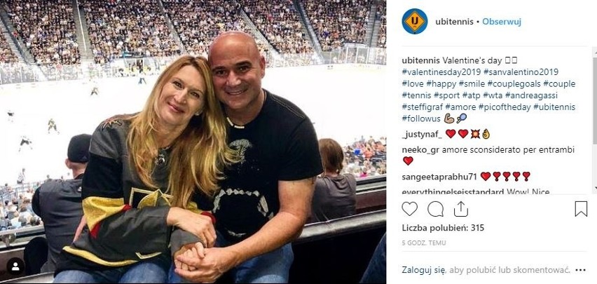 Steffi Graf i Andre Agassi to chyba najsłynniejsza na...