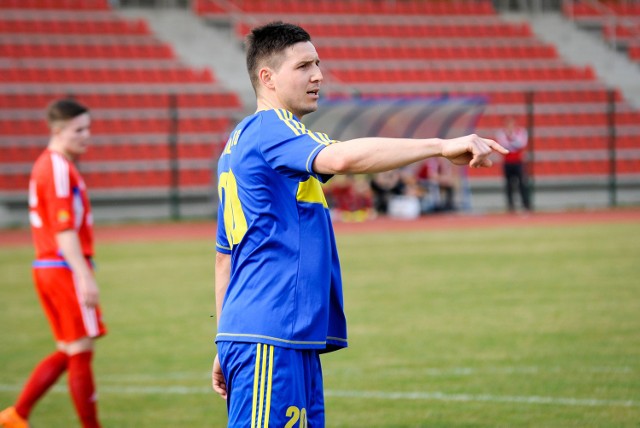 Michał Sikorski zdobył dwa gole dla Stali.