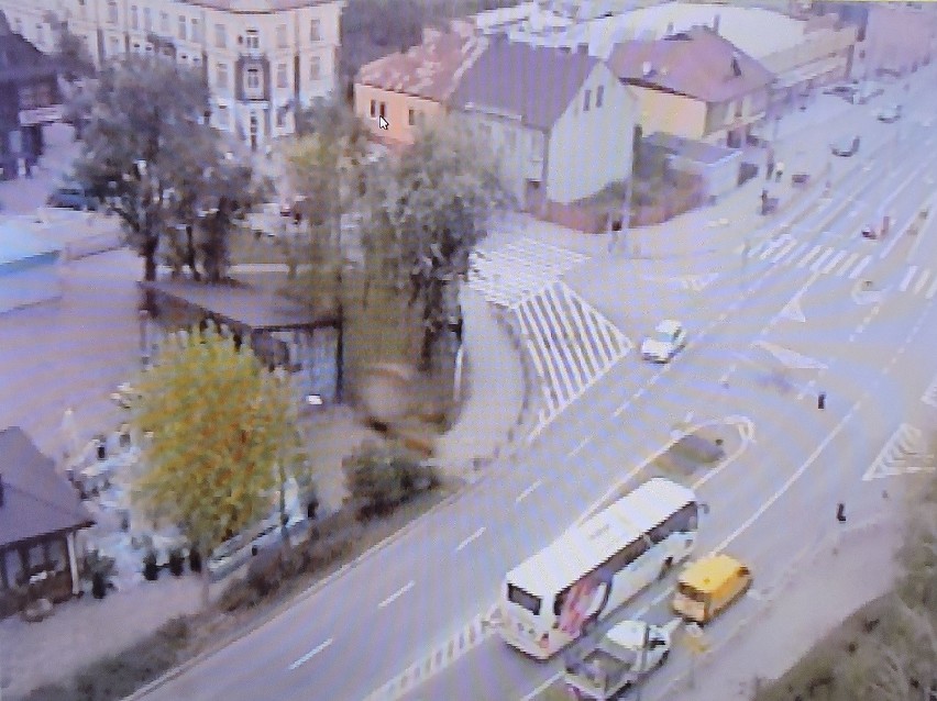 Co widać na kamerach monitoringu w Ostrołęce?