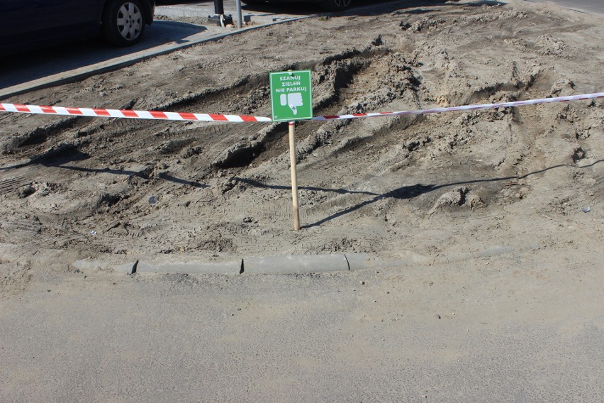 Tabliczki "Szanuj zieleń, nie parkuj" pojawiły się na...