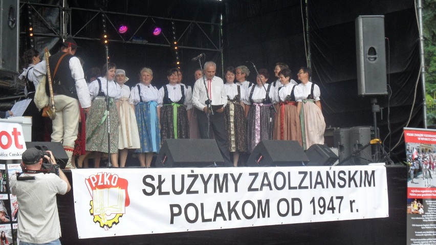 Festiwal Zaolziański w Parku Śląskim w Chorzowie.Zespół...