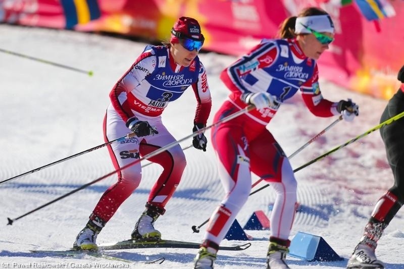 Biegi narciarskie sprint Kowalczyk i Jaśkowiec z brązowym...