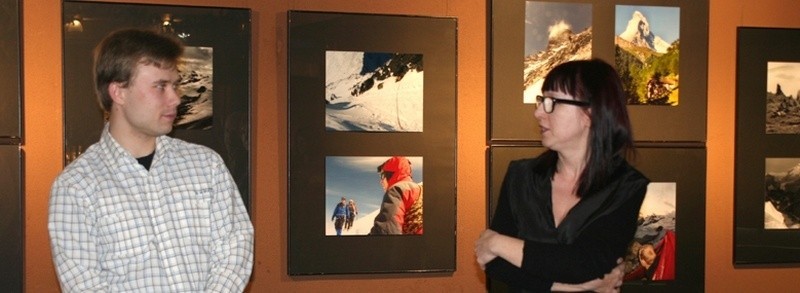 "W krainie skał i lodu. Alpy 2010" - fotografia Adama Dobrzyńskiego. Wystawa do obejrzenia w kinie Jantar