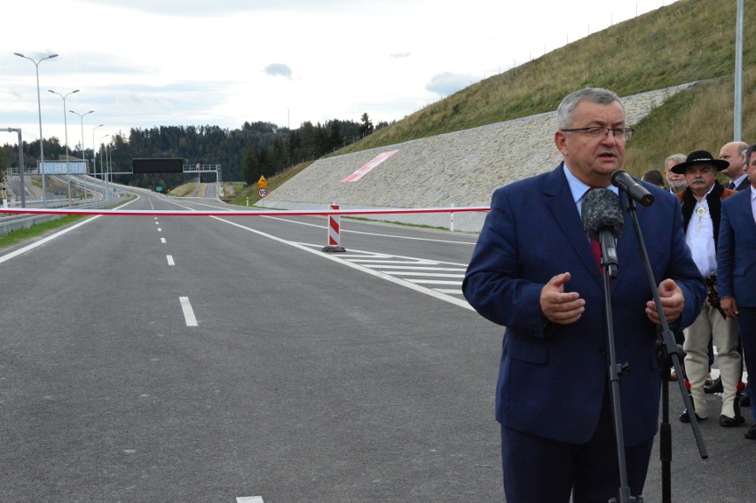 S7 Skomielna Biała - Rabka. Nowy fragment ekspresowej zakopianki już otwarty. Kierowcy utknęli w wielkich korkach