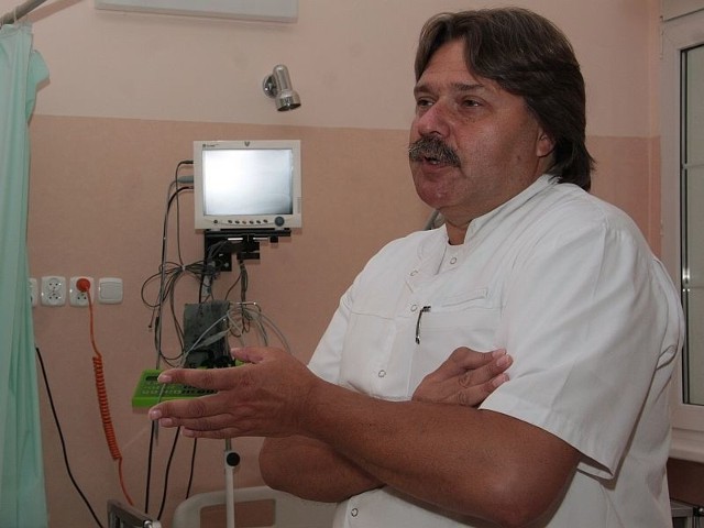 - Tomograf ułatwi nam walkę o zdrowie i życie pacjentów - przekonuje Piotr Jarmużek, ordynator oddziału internistyczno-kardiologicznego.