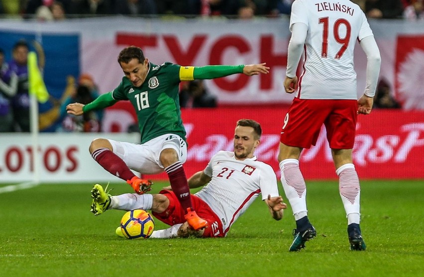 Mecz Polska - Meksyk na stadionie w Gdańsku