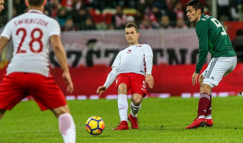 Mecz Polska - Meksyk na stadionie w Gdańsku