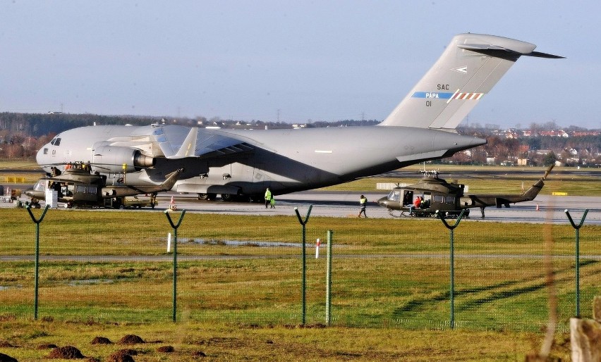 Boeing C-17 Globemaster w Gdańsku