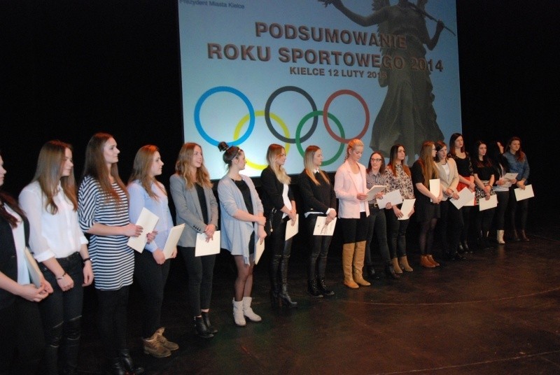 Podsumowanie roku sportowego 2014 przez Urząd Miasta Kielce