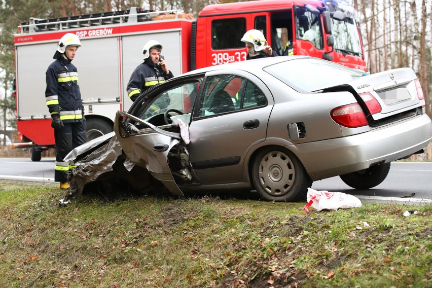 Wypadek w Jamnicy. Dwie osoby zostały ranne (AKTUALIZACJA)