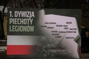 Nowa dywizja Wojska Polskiego. Ostrołęka jest na mapie tworzonej 1. Dywizji Piechoty Legionów. 10.01.2023