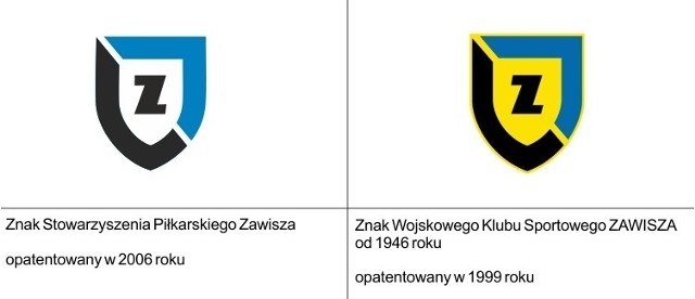 Zawisza Bydgoszcz zmienia herb na czarną literę "Z" na złotym tle, a nie jak dotychczas, na białym.