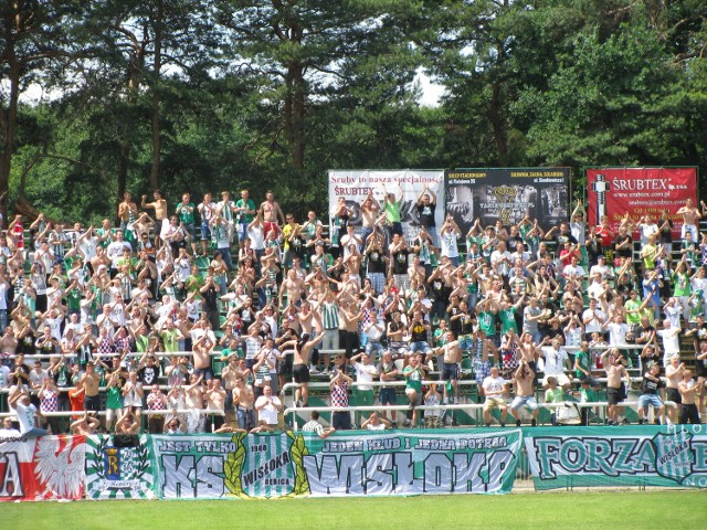 Kibice Wisłoki byli wspierani przez fanów Górnika Zabrze, ROW-u Rybnik i Siarki Tarnobrzeg