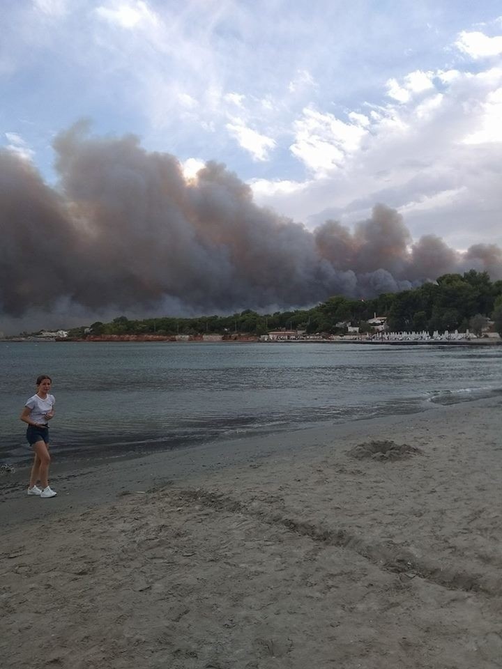Wielkie pożary w Grecji